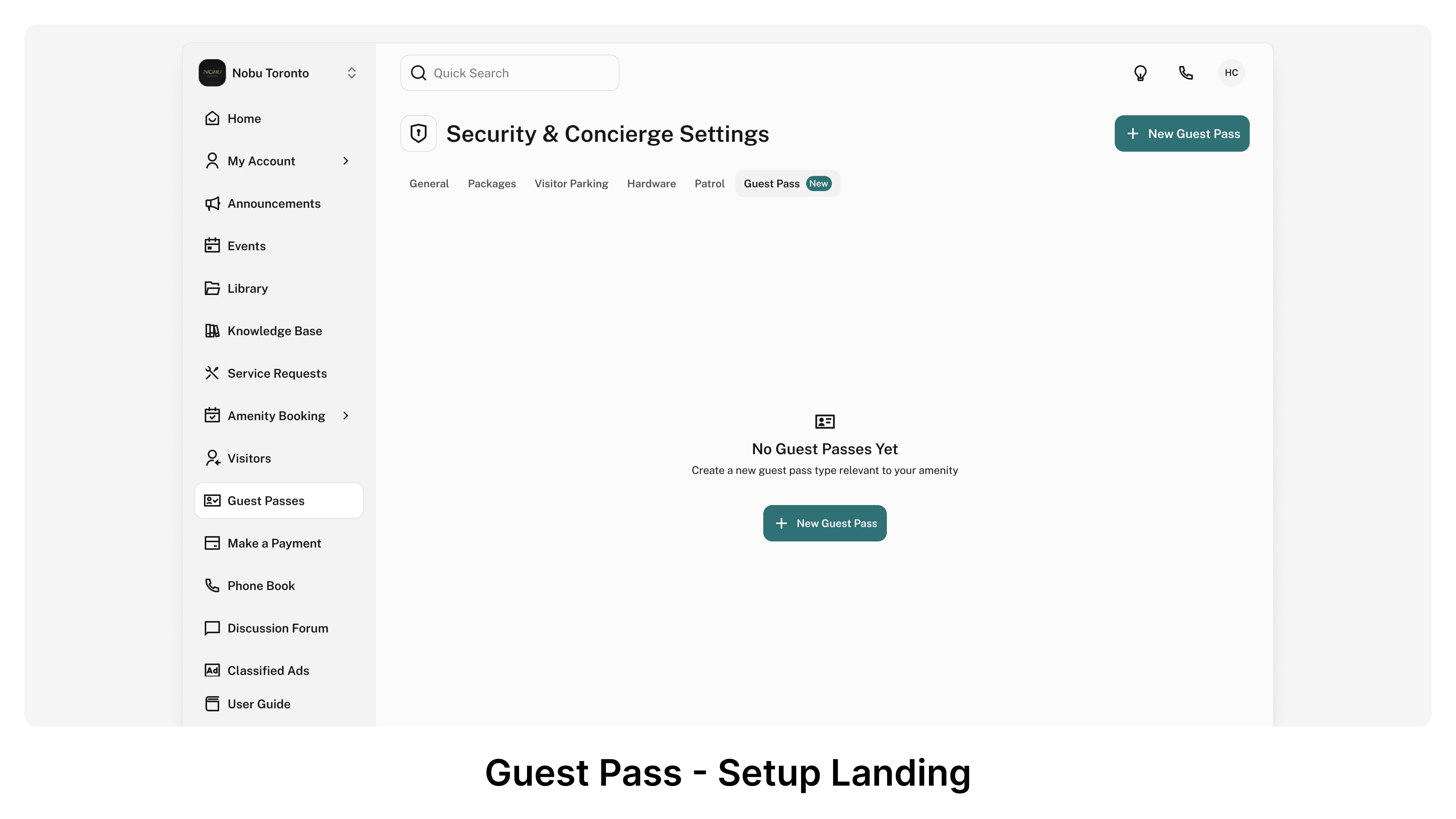 Guest Passes