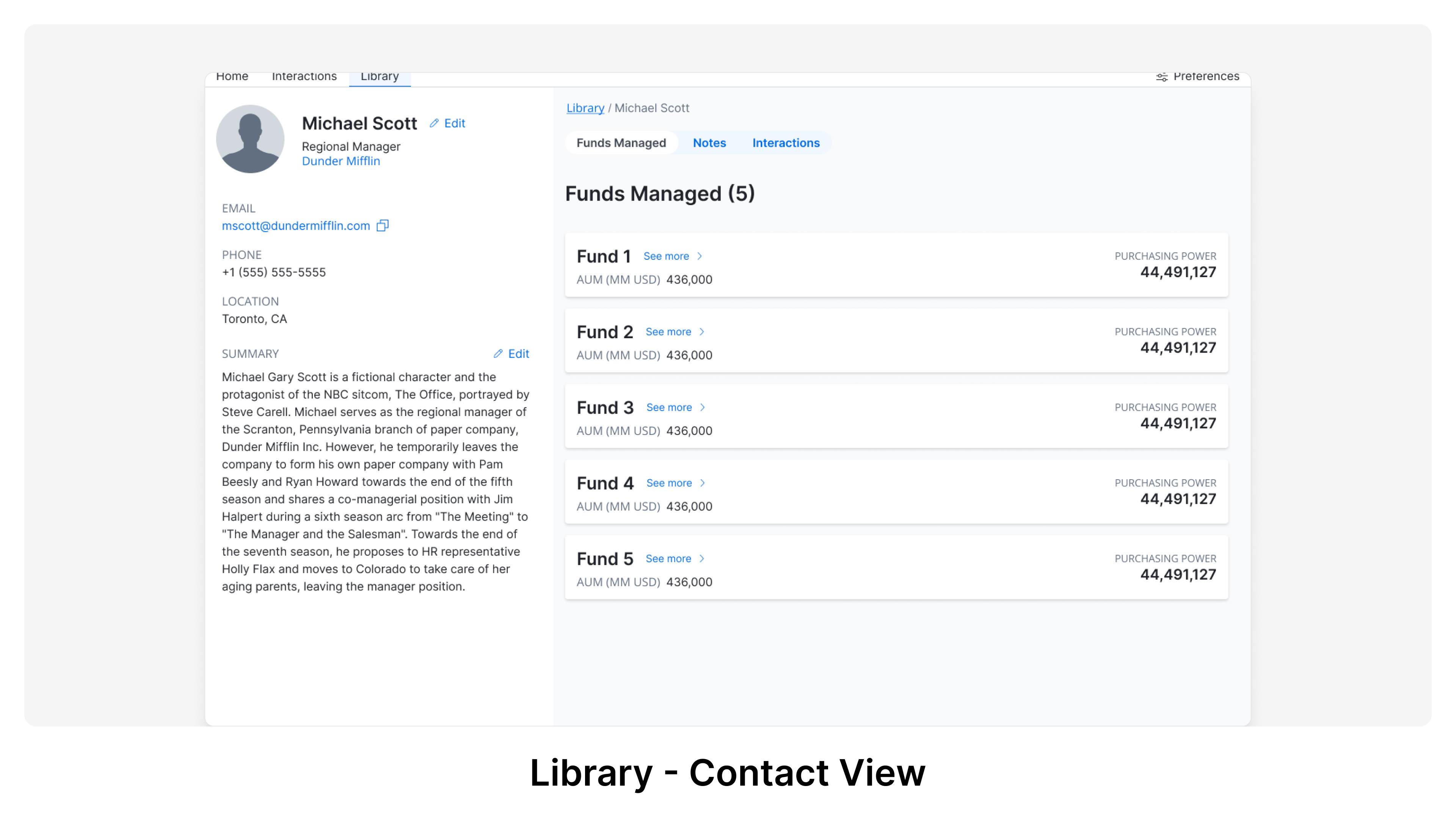 Library Contacts