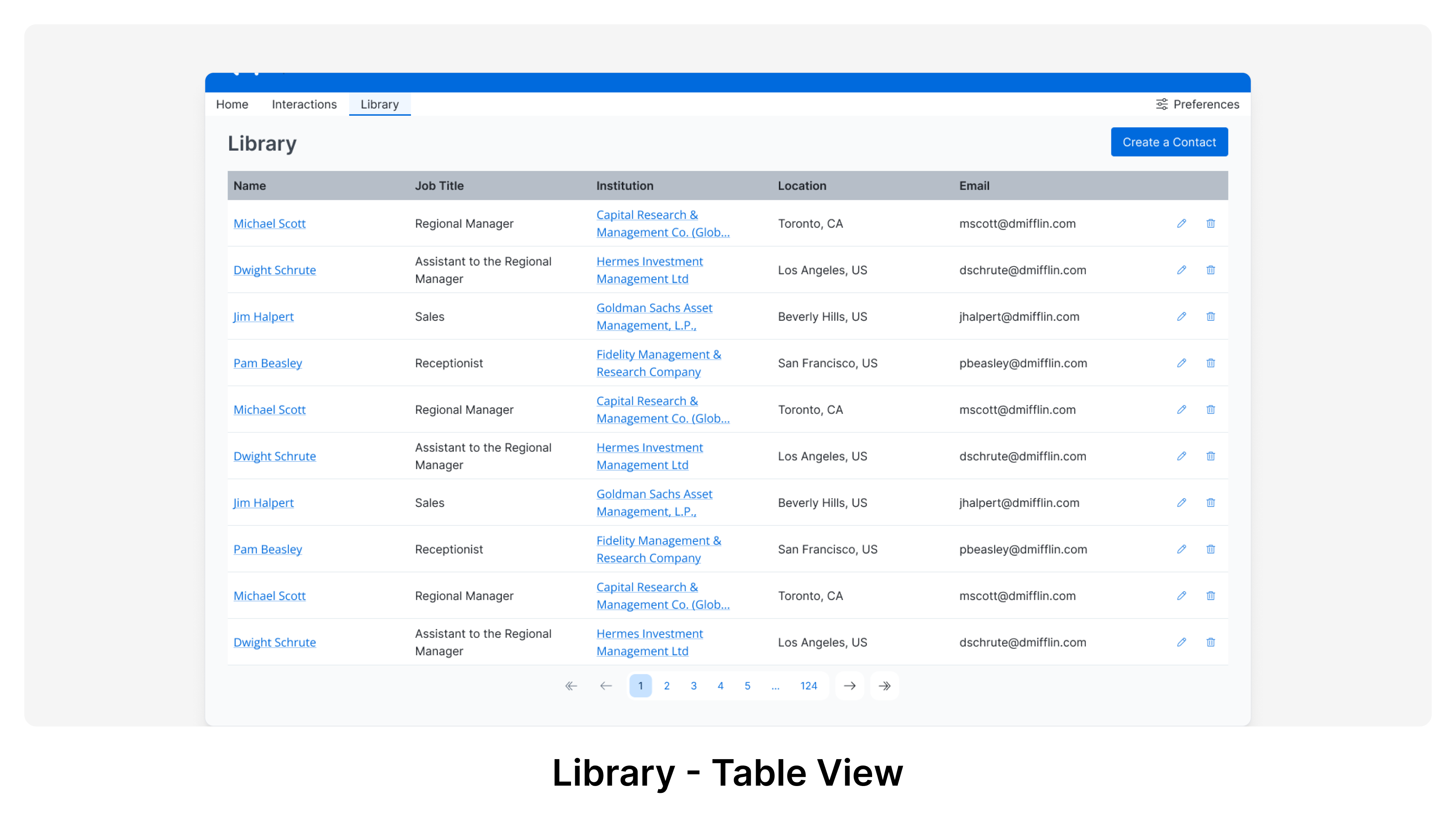 Library Table